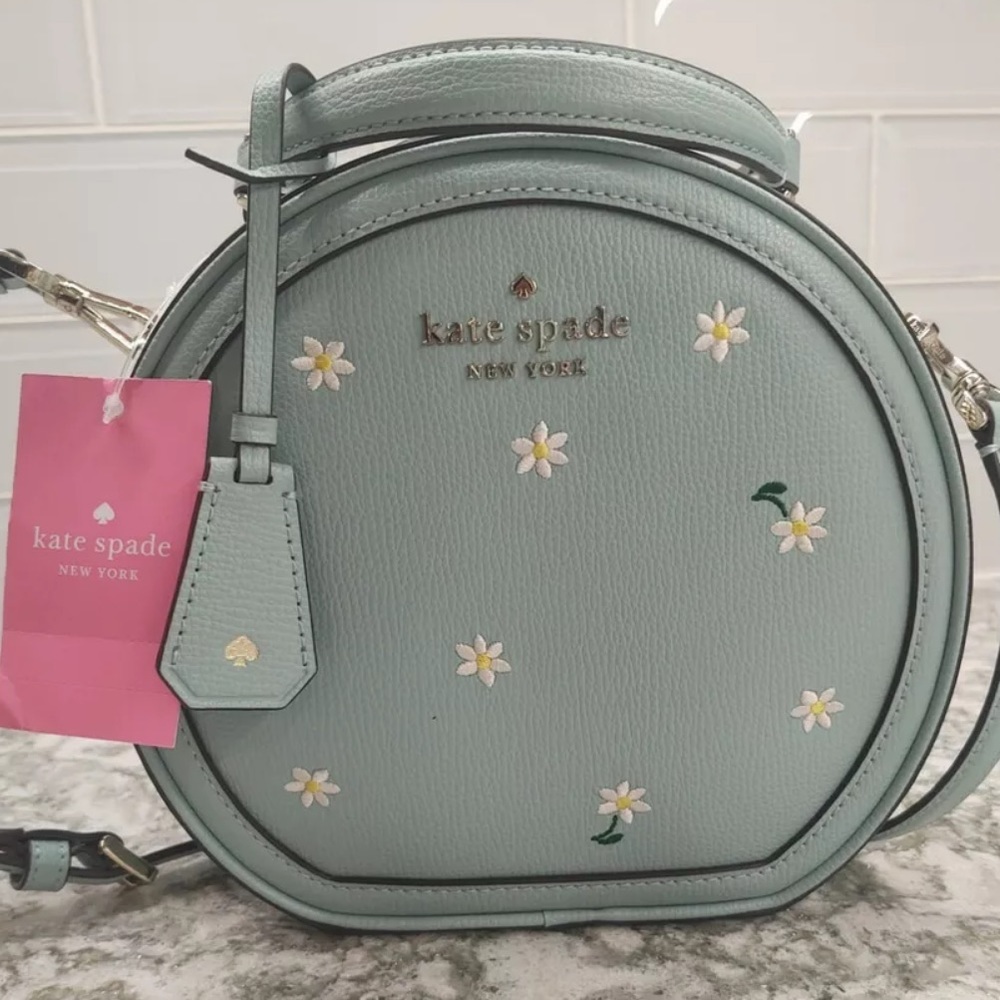 KATE SPADE TRAVELER EMBROIDERED CANTEEN CROSSBODY APHRODITE K6933 NWT $349